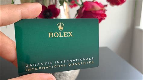 rolex warranty cards youtube